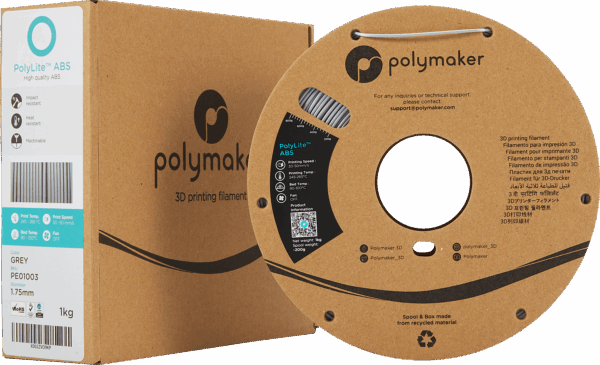 Polymaker PolyLite ABS Grau